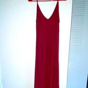 Red Nasty Gal maxi dress